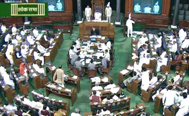 Indian-Parliament-Lok-Sabha tumult in lok sabha