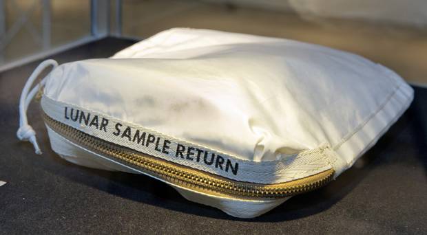 Neil Armstrong moon bag sold for 1.8 million dollars