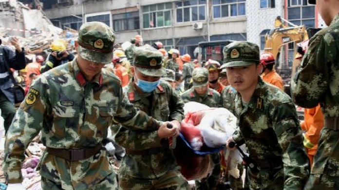 china building collapsed death toll touches four