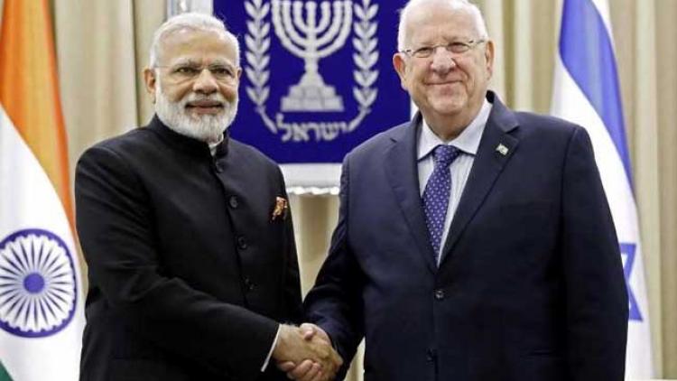 india pm with isreal president