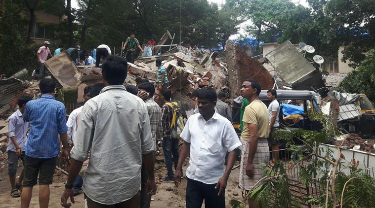 mumbai building collapsed Mumbai building collapsed Shiv Sena leader arrested
