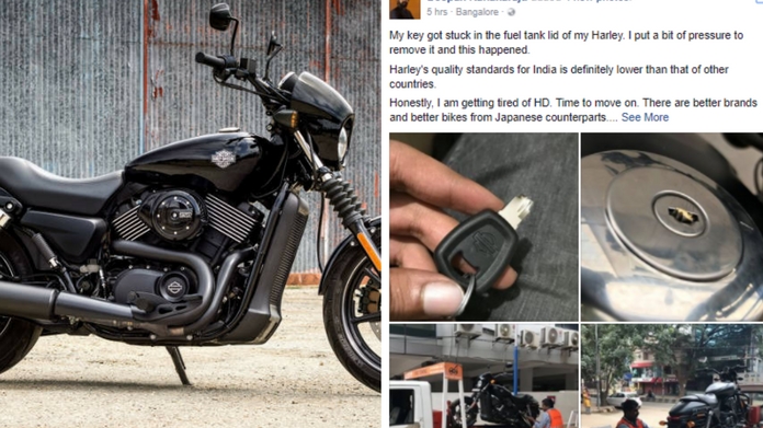 Harley Davidson made in India pathetic condition