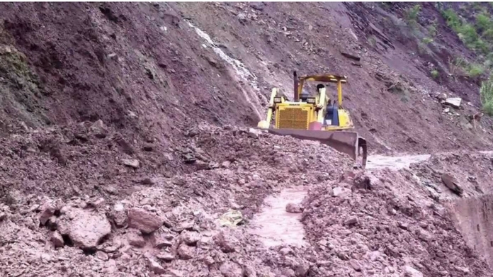 land sliding