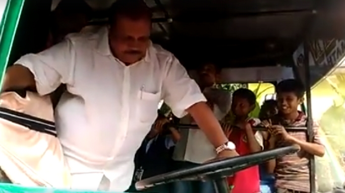pc george bus driving video