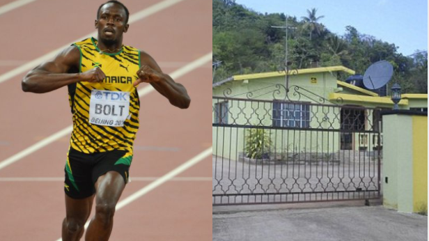 ussain bolt home
