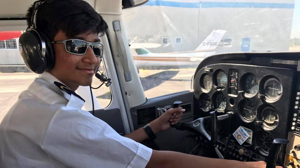 14 year old to be the youngest pilot