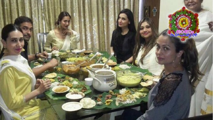 Malaika Arora Karisma Kapoor have sadhya