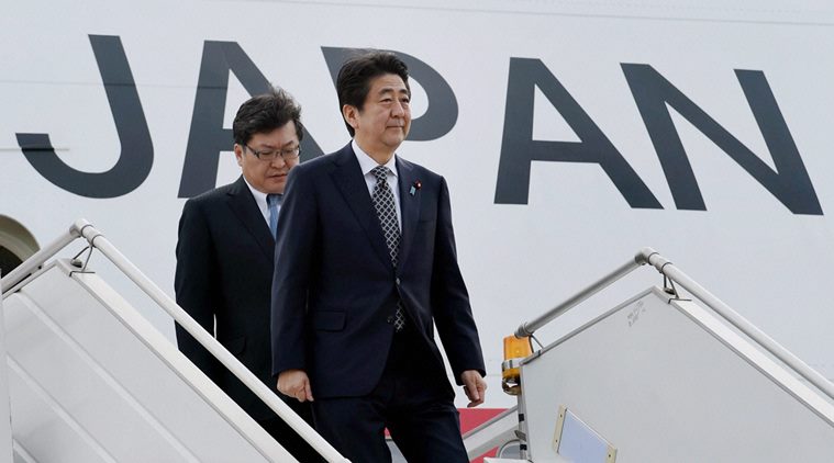 japan prime minister visits india today