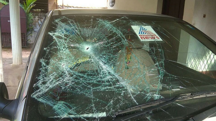 attack on asianet news office