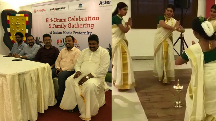 dubai indian fraternity celebrates onam eid