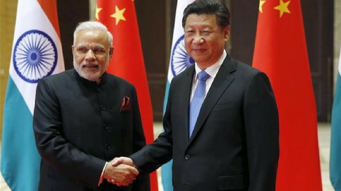 modi meets jin pin chinese prez today