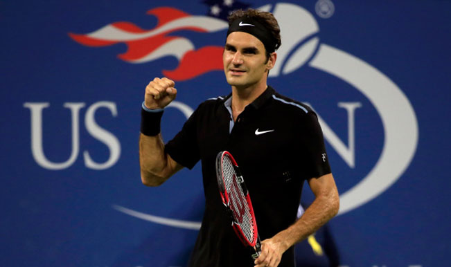 US open federer in quarter final