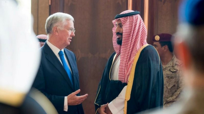 saudi britain signs in defence agreement