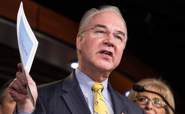 US health secretary resigned