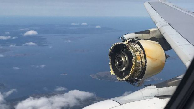 airplane engine blast