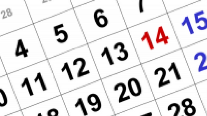 2018 public holidays