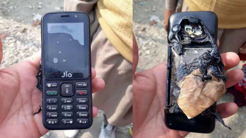 jio phone burst
