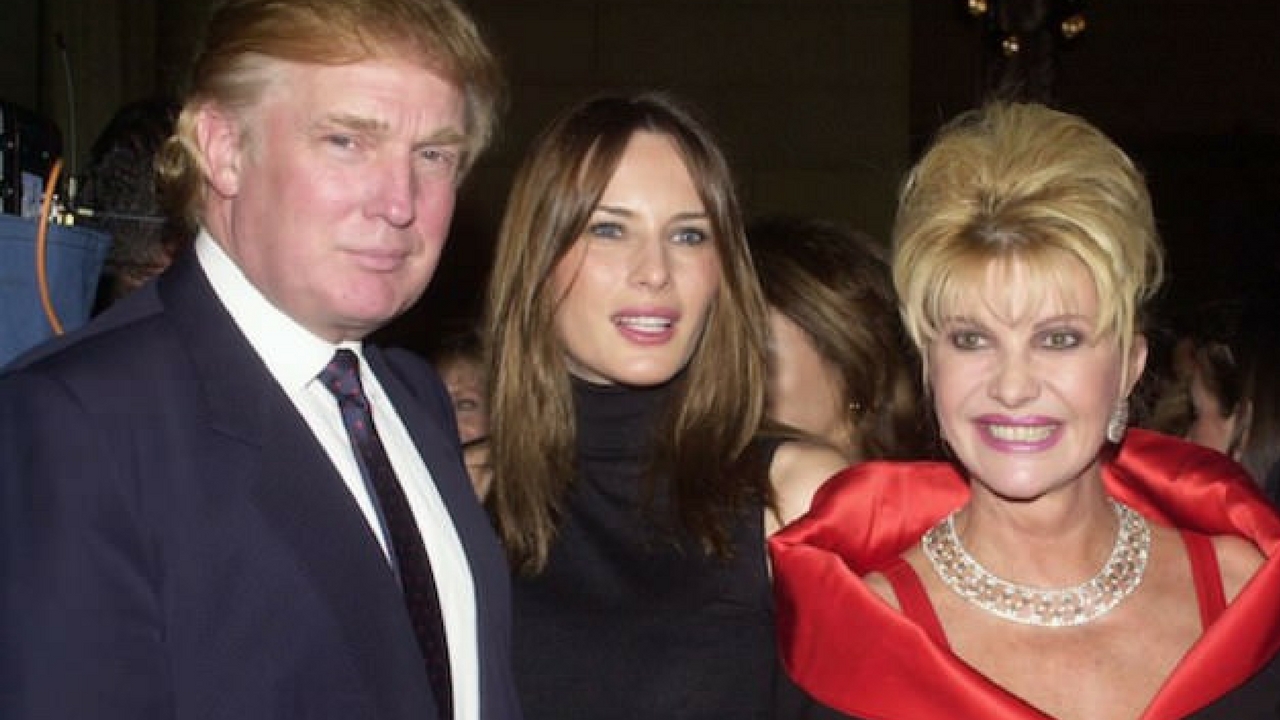 donald trump with wives (1)