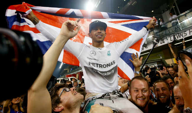 lewis hamilton wins F1 title