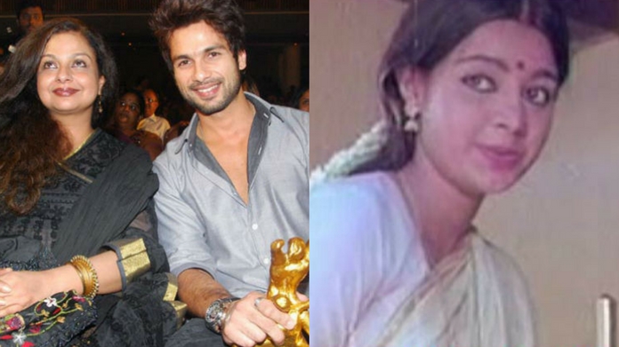 shahid kapoor mother was once malayalam actress