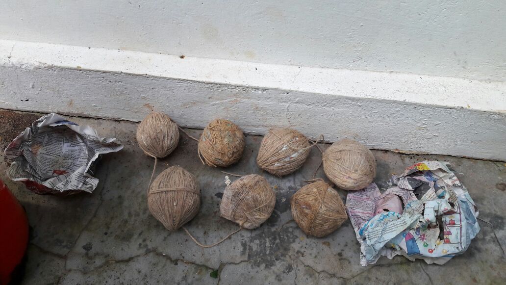 bomb and sword found in panur
