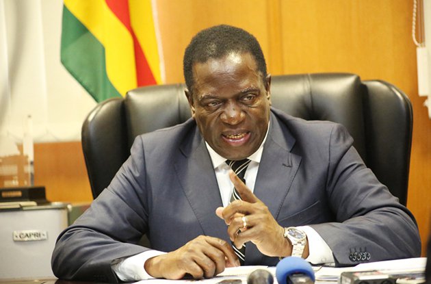 mnangagwa to swear in as zimbabwe prez today
