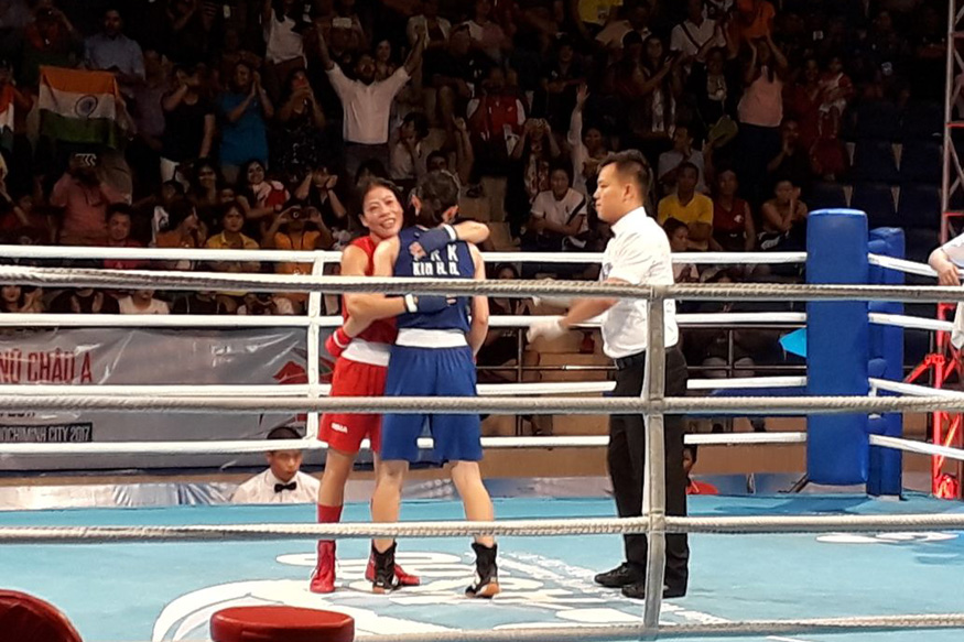 asian boxing championship gold to mary kom