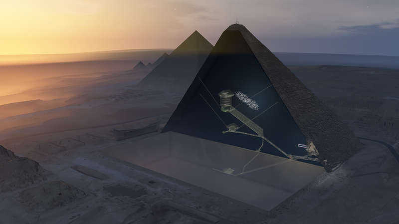scientists found Hidden Space In Great Pyramid Of Giza