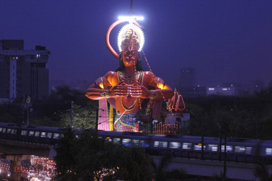 delhi HC directs to airlift hanuman statue