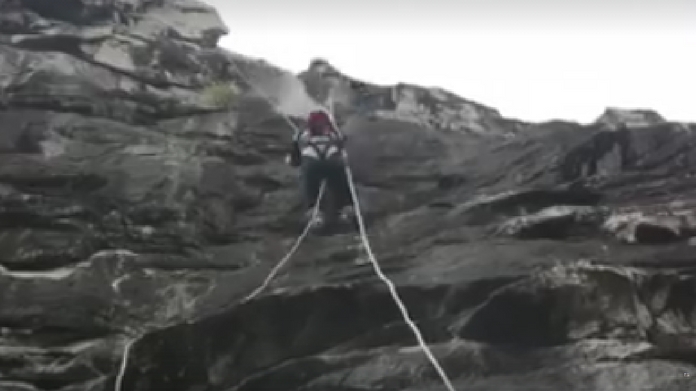 sarayu rock climbing