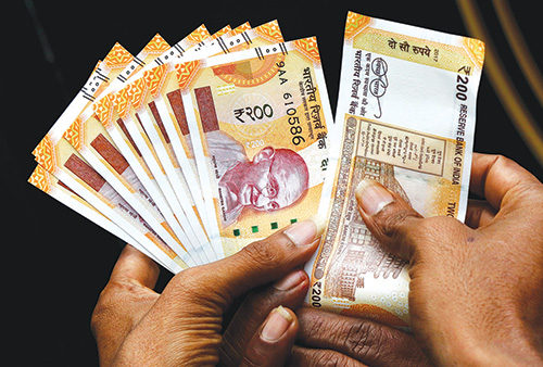 200 rupee fake note