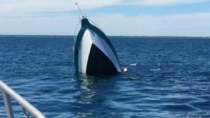 boat sinking