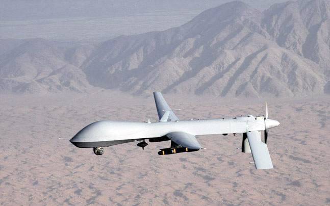 indian drone enter chinese air space drone attack in Afghanistan