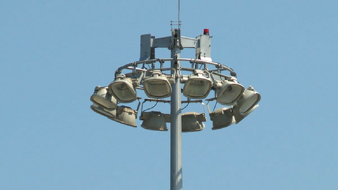 high mast light crashed killed one