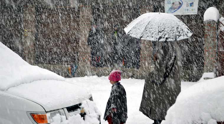kashmir records seasons lowest temperature