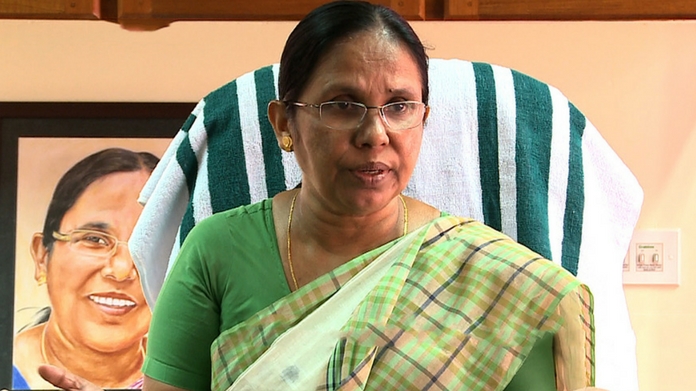 K.K Shylaja teacher