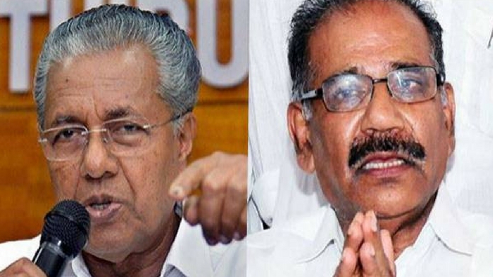 Pinarayi and AK Sasindran