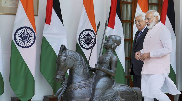 modi at Palestine