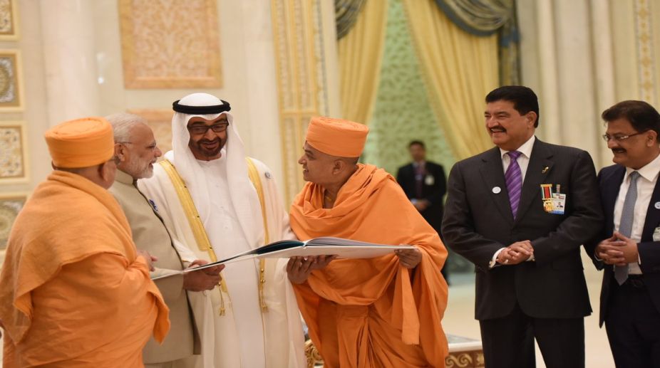 UAE new temple foundation stone laying