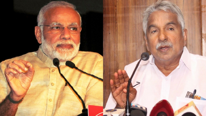 Oomman chandy against Narendra Modi