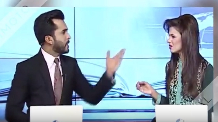 news anchors quarrel during bulletin