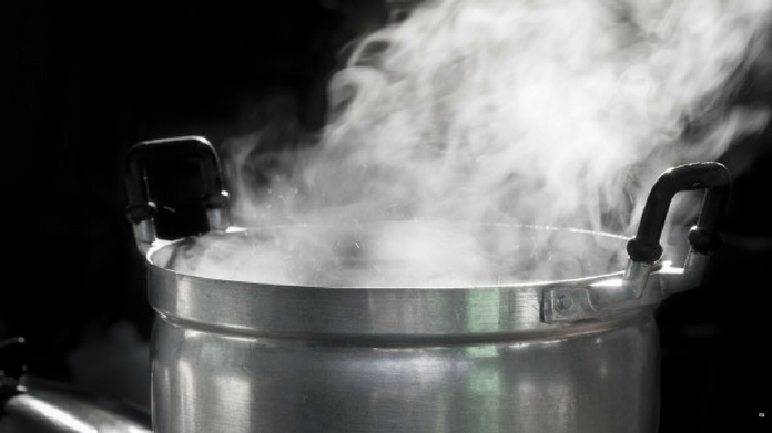 hot water