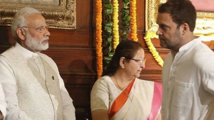 Modi with Rahul