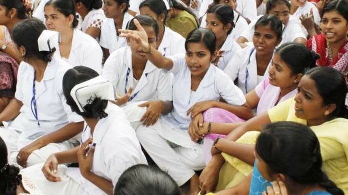 Nurses strike kerala