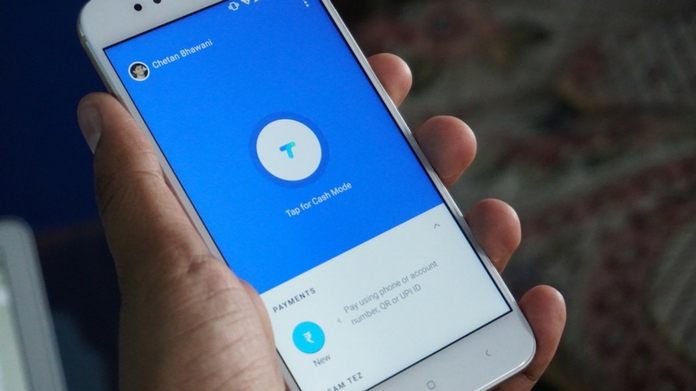 can send messages in google tez