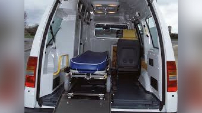 patient died due to lack og oxygen in ambulance