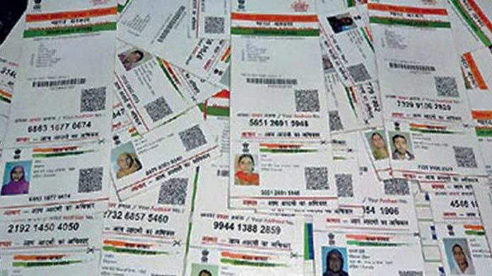 1.3 lakh aadhar information leaked from govt website
