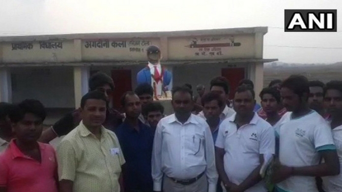 ambedkar statue demolished in jharkhand