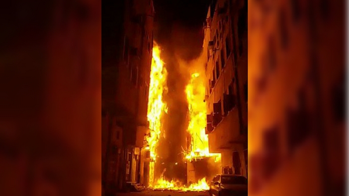 major fire broke out in jeddah