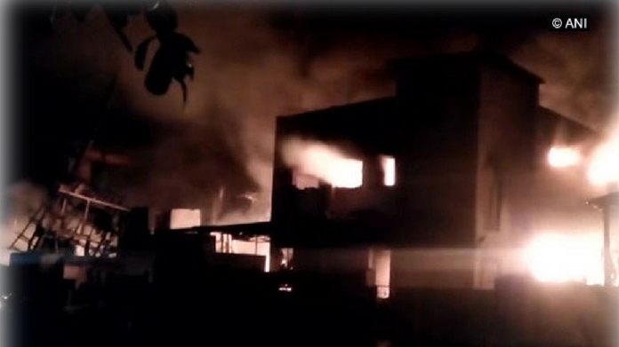 mumbai chemical factory caught fire